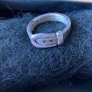 Silver Belt Ring